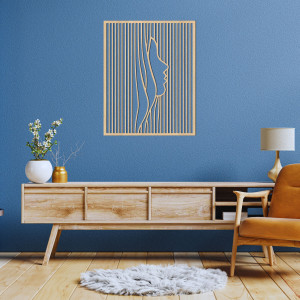 Designer Holzdekoration Gesicht Illusion - FACIEI
