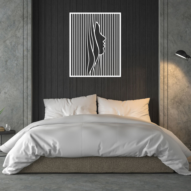 Designer Holzdekoration Gesicht Illusion - FACIEI