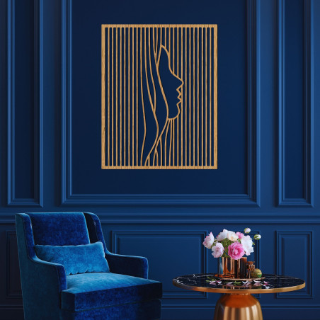 Designer Holzdekoration Gesicht Illusion - FACIEI