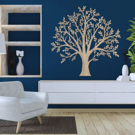 Geschnitzte Holzdekoration Familienbaum - FAMILIAE Geschnitzte Holzdekoration Familienbaum - FAMILIAE