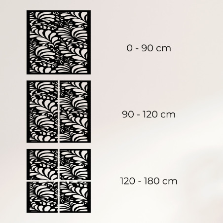 Geschnitztes Holzbild für die Wand - HERBA