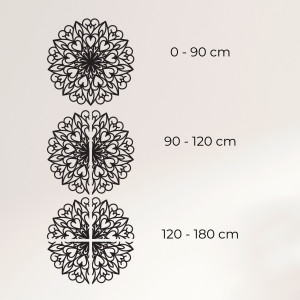 Wanddekoration aus Holz für das Wohnzimmer 2