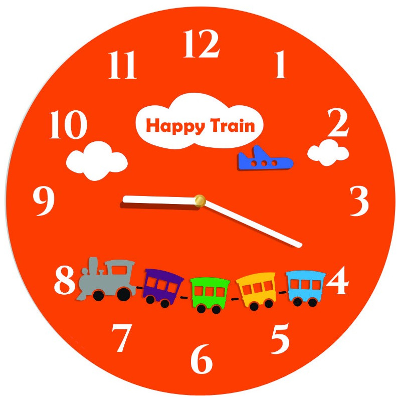 Moderne Wanduhr aus Plexiglas. Trends auf der Wanduhr als Geschenk. Clock X-momo. PMMA