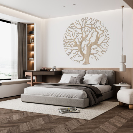 Holzbild Lebensbaum – ein Symbol für Harmonie und Familie Holzbild Lebensbaum – ein Symbol für Harmonie und Familie