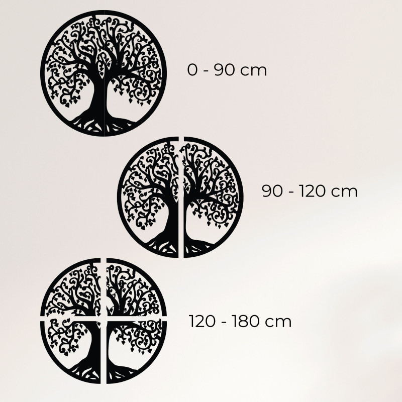 Hölzerne Wanddekoration Baum des Lebens - FLOREO