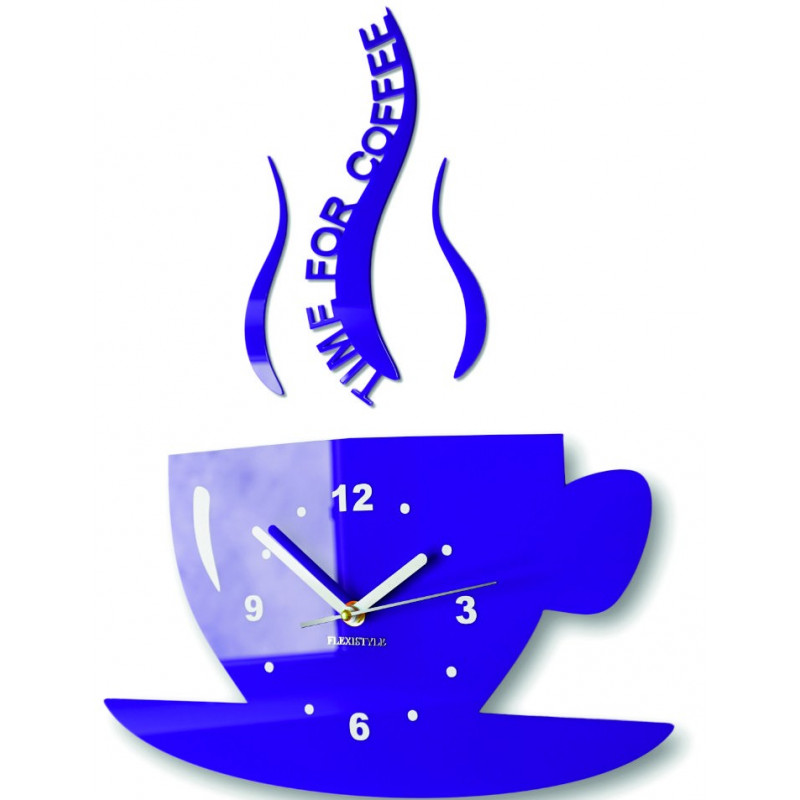 Moderne Wanduhr aus Plexiglas. Trendige Wanduhr als Geschenk. X-momo Uhr. PMMA