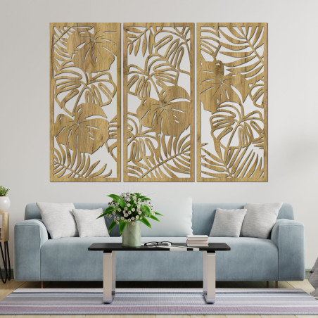 Tropische Blätter, Monstera und Farn - LIBOGA