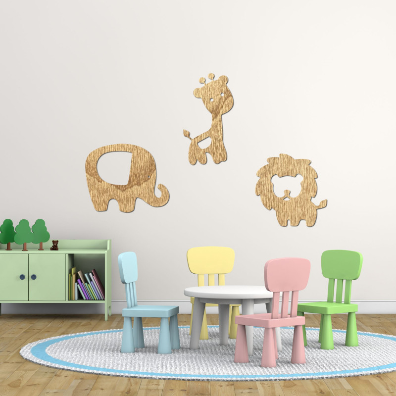Holztiere für das Zimmer - ZOOTRO
