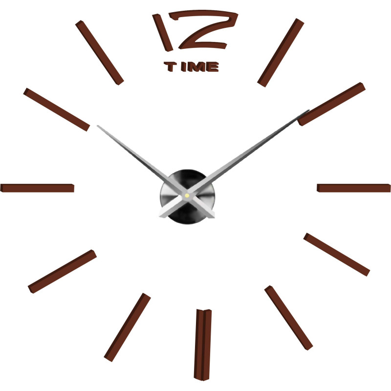 Große Wanduhr - moderne 3D Wanduhr zum Aufkleben. Wanduhren für die Küche und Wanduhren für das Wohnzimmer!
