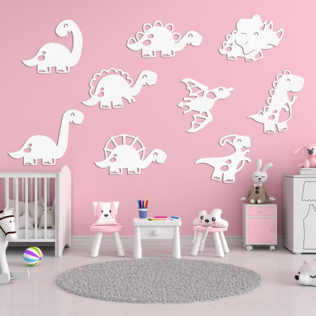 Holzbild für Kinderzimmer Dinosaurier - TERESEK