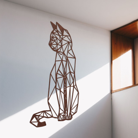 Geometrisches Bild einer Katze - CILLAL