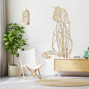 Geometrisches Bild einer Katze - CILLAL 2