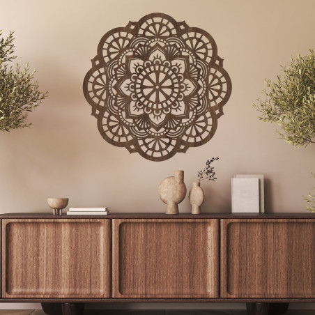 Wanddekoration aus Holz Mandala der Helligkeit der Sonne - LUMEN Wanddekoration aus Holz Mandala der Helligkeit der Sonne - LUMEN