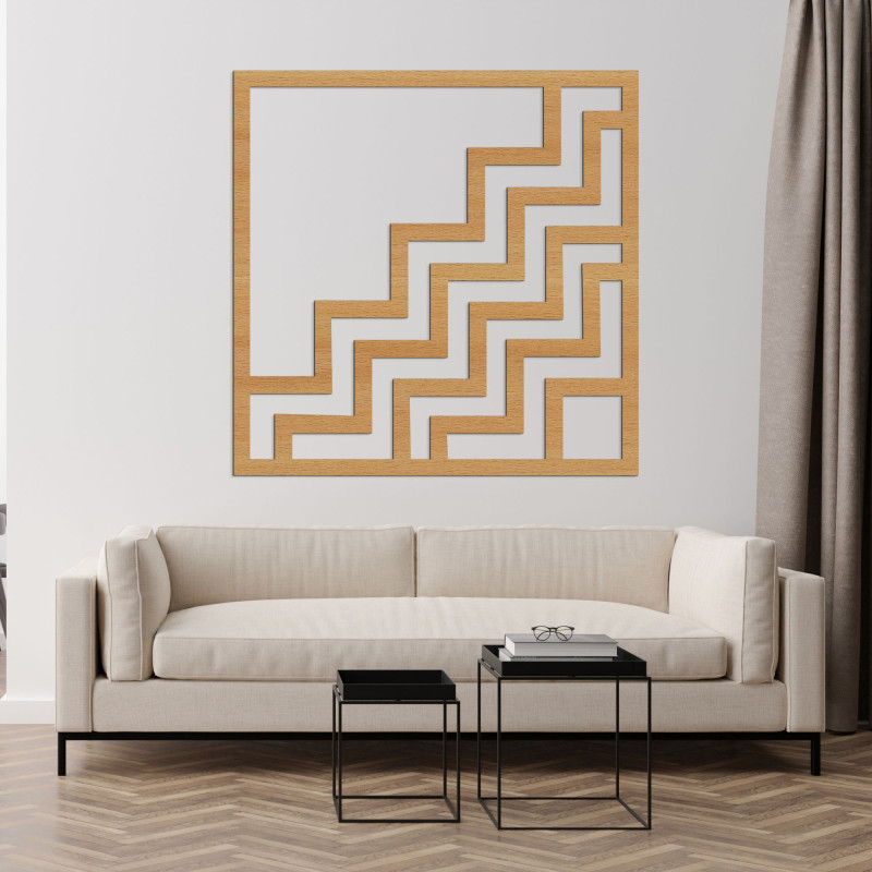 Geometrische Wanddekoration quadratisch - SUQARE
