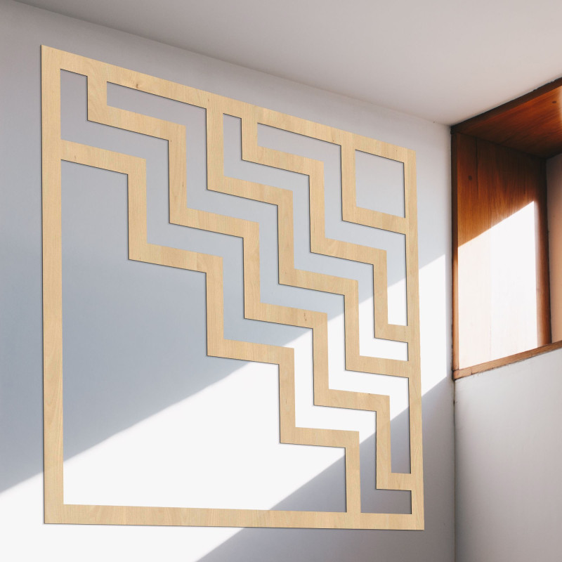 Geometrische Wanddekoration quadratisch - SUQARE