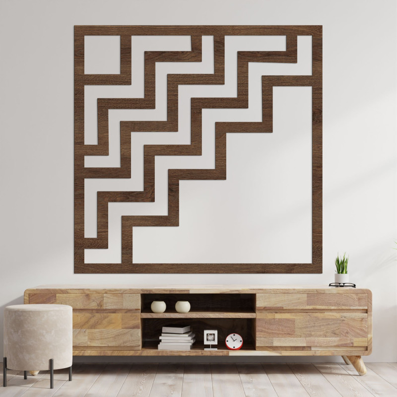 Geometrische Wanddekoration quadratisch - SUQARE