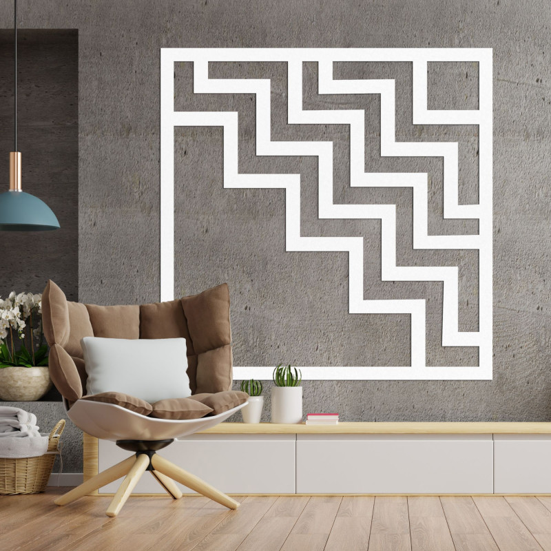 Geometrische Wanddekoration quadratisch - SUQARE