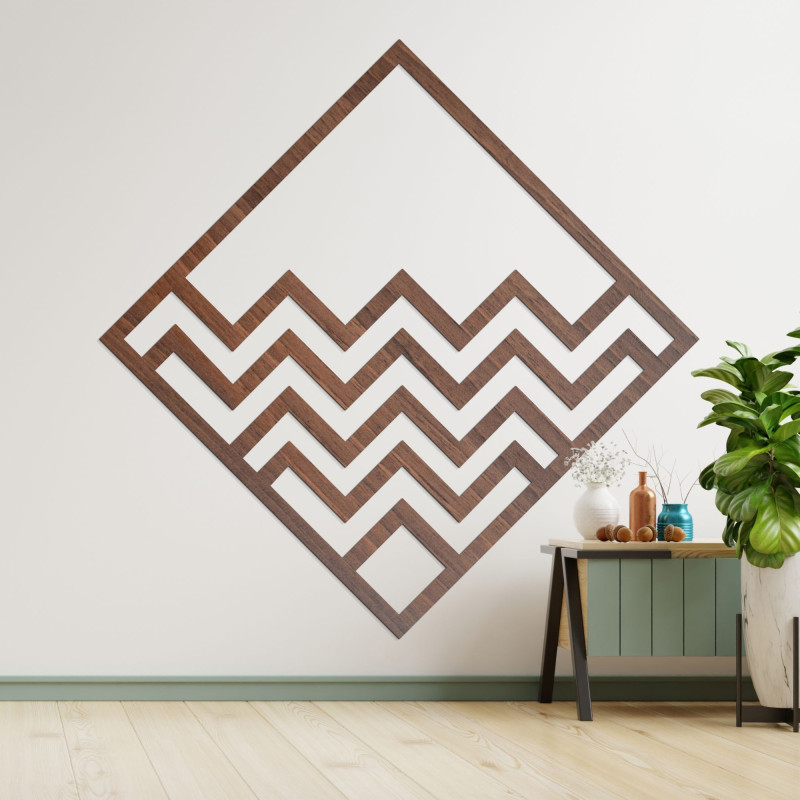 Geometrische Wanddekoration quadratisch - SUQARE