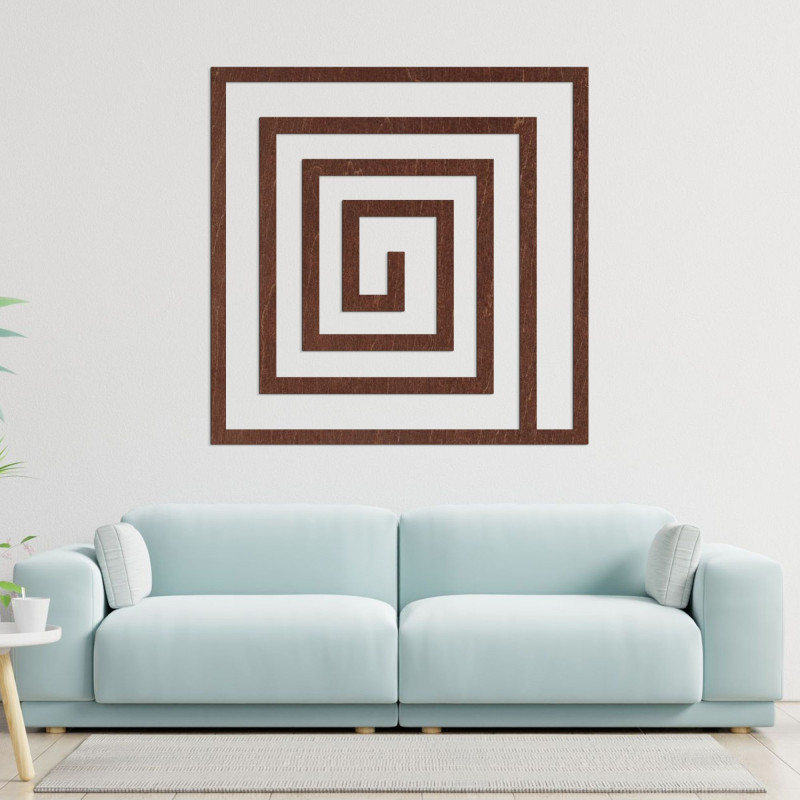 Holzdekoration Spirale - SQUARIL