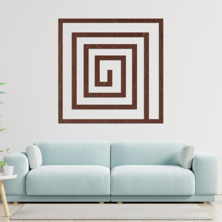 Holzdekoration Spirale - SQUARIL