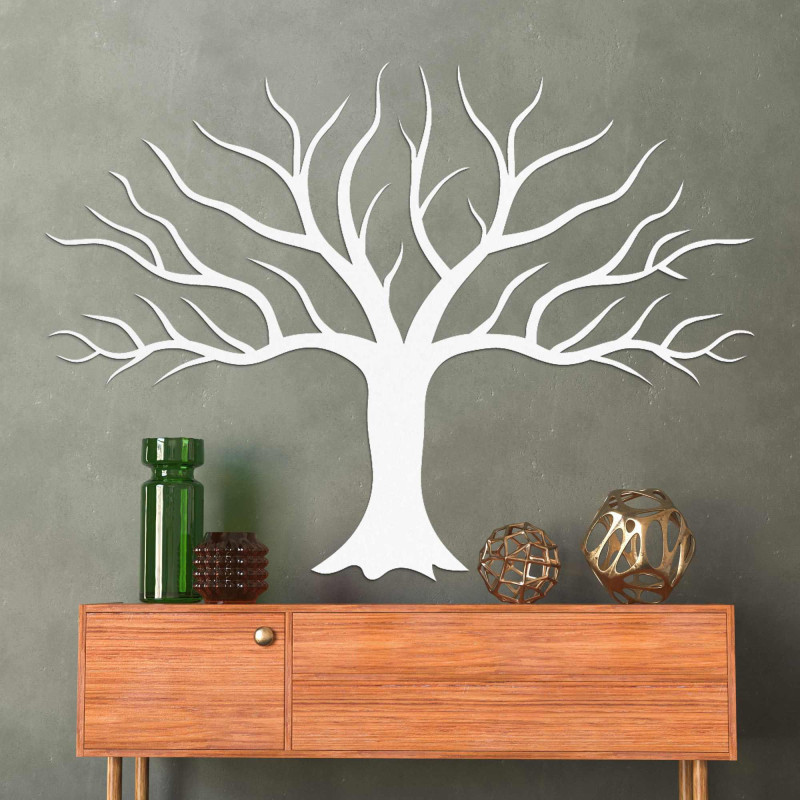 Wandbild aus Holz mit Ästen - KIRK