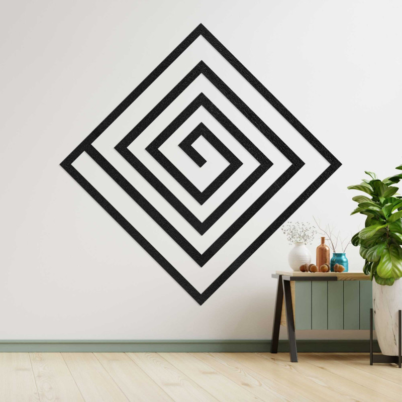 Geometrische Dekoration aus Holz - WOORTLE