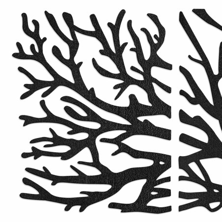 Dreiteiliges Bild Zweige - Moderne Baumzweige an der Wand