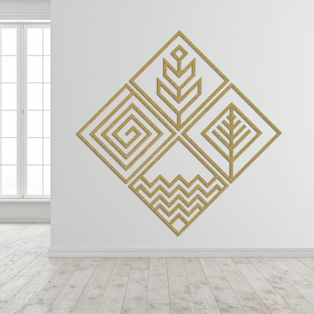 Vierteilige Wandmalerei - CHYCNOY