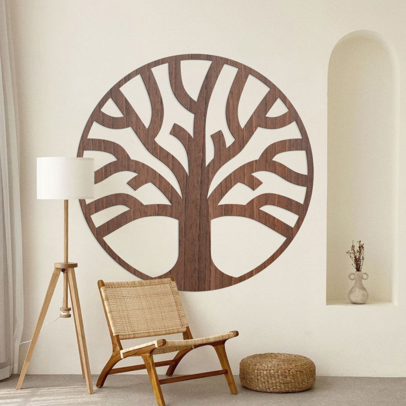 Wanddekoration Baum des Lebens aus Holz - ORIGO