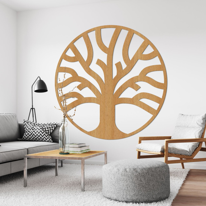 Wanddekoration Baum des Lebens aus Holz - ORIGO