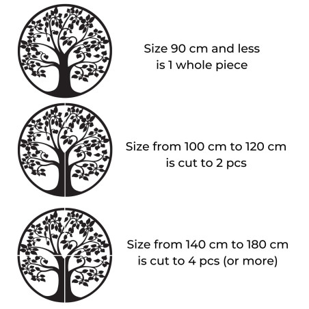 Holzdekoration Baum des Lebens - MAKJAK