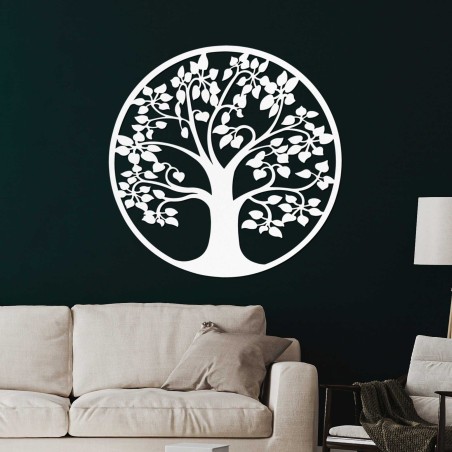 Hölzerner Lebensbaum an der Wand - DROTO