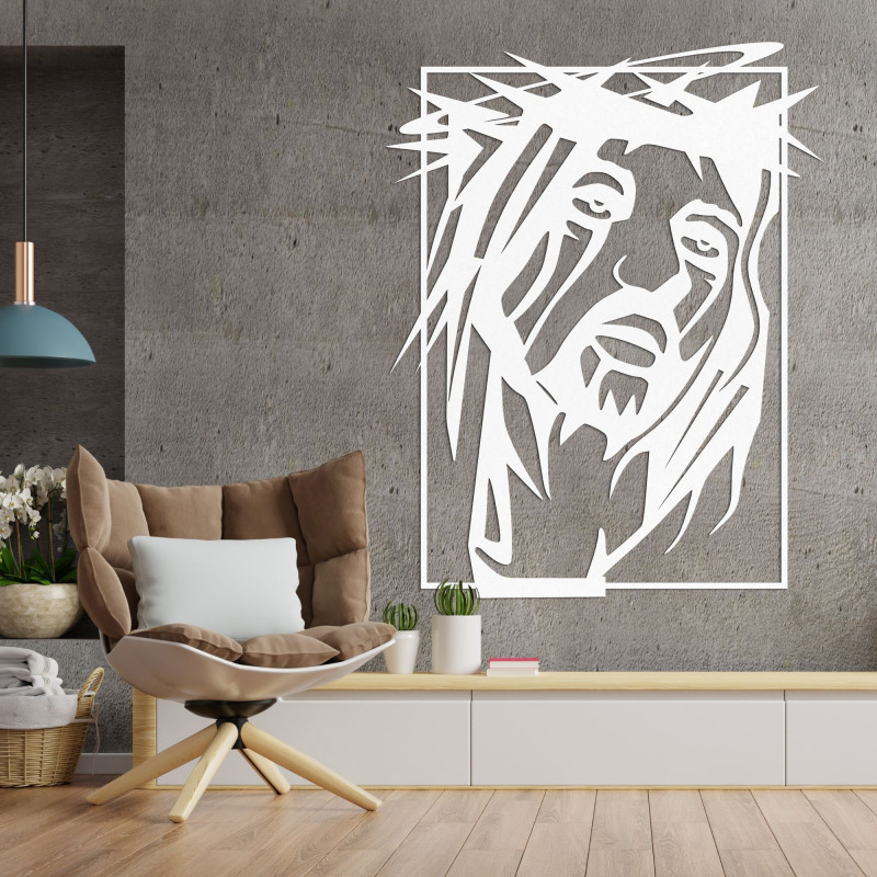 Wandbild aus Holz Jesus Christus - FAITHO