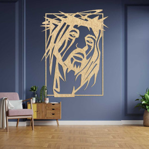 Holzdekoration Jesus Christus - FEIGHTO 2