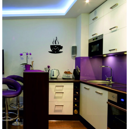 Moderne Wanduhr aus Plexiglas. Trendige Wanduhr als Geschenk. X-momo Uhr. PMMA Moderne Wanduhr aus Plexiglas. Trendige Wanduhr als Geschenk. X-momo Uhr. PMMA