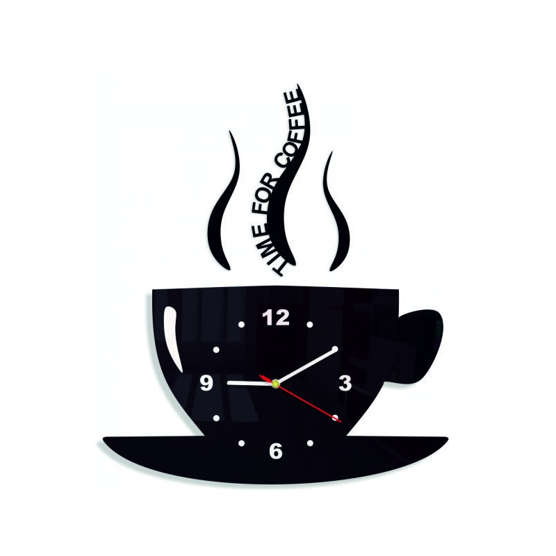 Moderne Wanduhr aus Plexiglas. Trendige Wanduhr als Geschenk. X-momo Uhr. PMMA