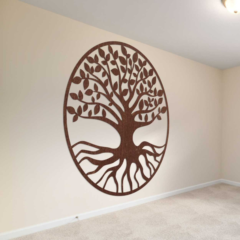 Wanddekoration aus Holz für Wohnzimmer, Küche