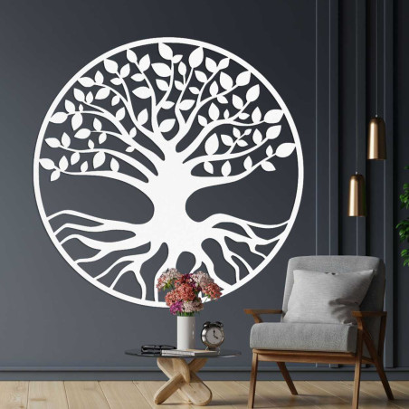 Bonsai-Wanddekoration aus Holz