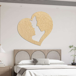 Wandmalerei Paar in Herzen Liebe 2