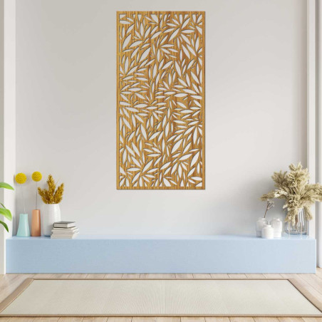 Edle Naturdeko mit Blattausschnitten Edle Naturdeko mit Blattausschnitten