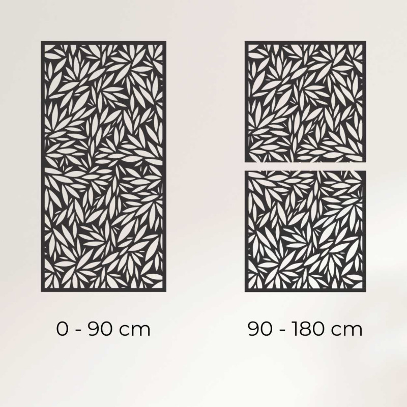 Dekoratives Paneel mit Pflanzenmotiv - JERSER