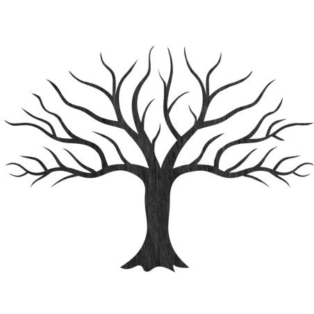 Holzdekoration Wandmalerei von Ästen