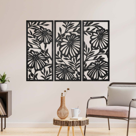 Bild mit Berg- und Sonnenmotiv – minimalistischer Stil Bild mit Berg- und Sonnenmotiv – minimalistischer Stil