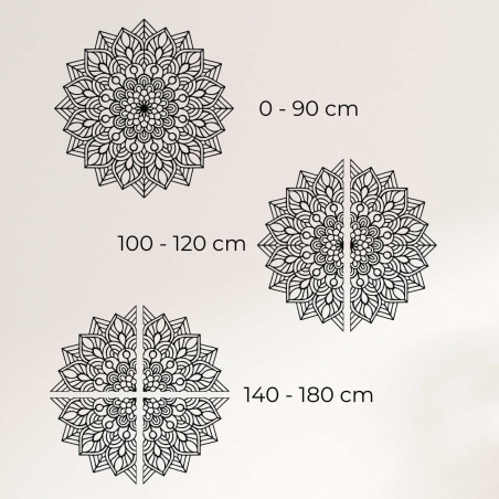 Die Produktvisualisierung dient dazu, die tatsächlichen Abmessungen der Dekoration an der Wand darzustellen. Die Produktvisualisierung dient dazu, die tatsächlichen Abmessungen der Dekoration an der Wand darzustellen.