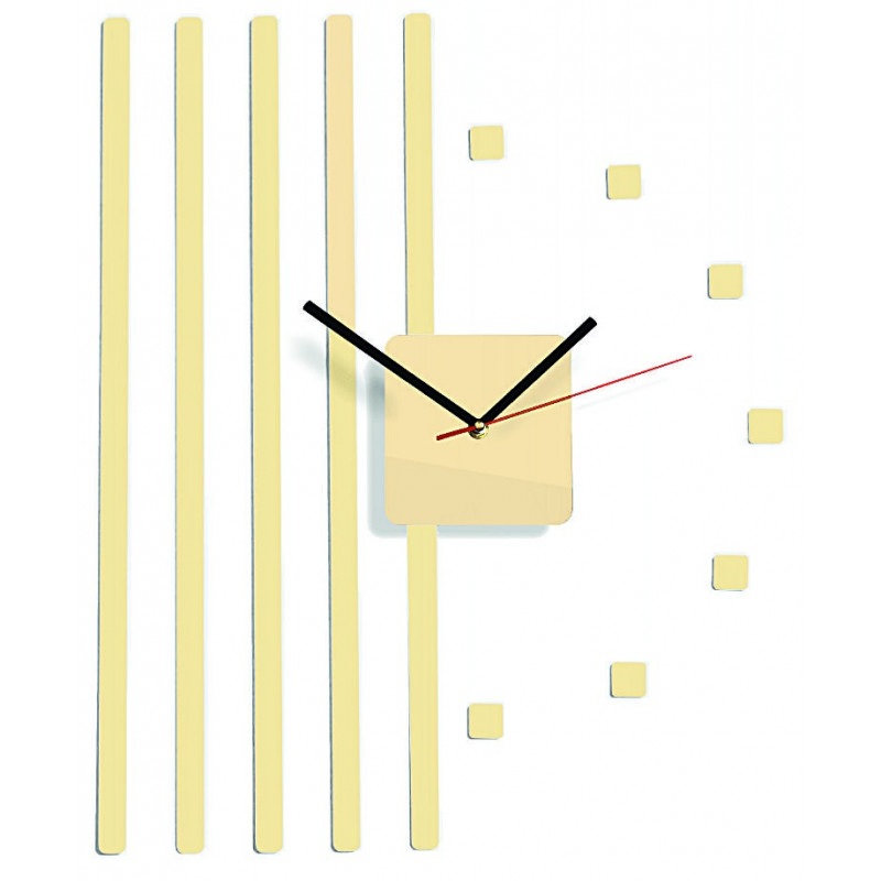 Luxus-Wanduhr, als Geschenk oder ein Bild an der Wand in der Küche, Wohnzimmer. X-momo