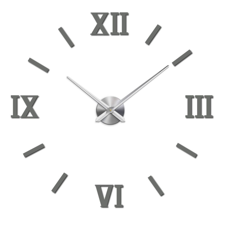 Wandaufkleberuhr für das Wohnzimmer - DROZDAJKA