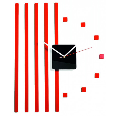 Moderne Wanduhr aus Plexiglas. Trendige Wanduhr als Geschenk. X-momo Uhr. PMMA Moderne Wanduhr aus Plexiglas. Trendige Wanduhr als Geschenk. X-momo Uhr. PMMA