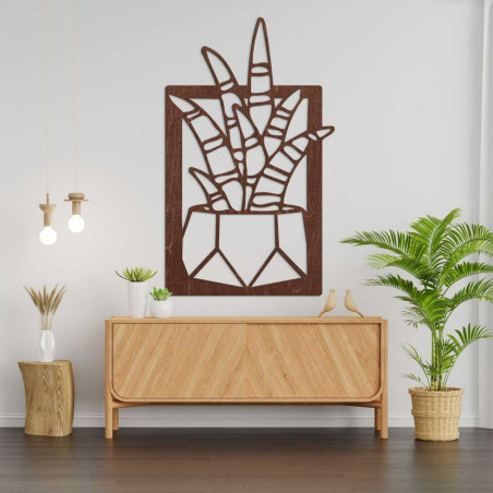 Runde Wanduhr aus Holz mit feiner Oberflächenstruktur. Runde Wanduhr aus Holz mit feiner Oberflächenstruktur.