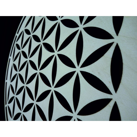 Mandala aus Holz, Wanddekoration - HAAMONY