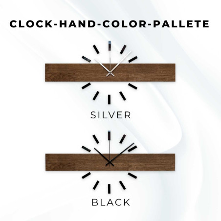 Große Holzuhr mit modernem Design für den täglichen Gebrauch. Große Holzuhr mit modernem Design für den täglichen Gebrauch.